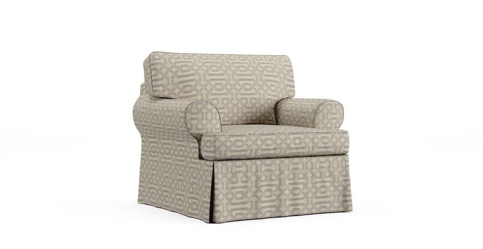 Sunbrella® Fretwork Pewter