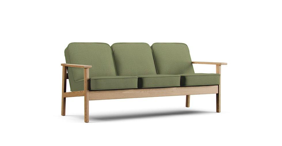 Bezug 3er Ash Sofa - Care+ Canvas Sage