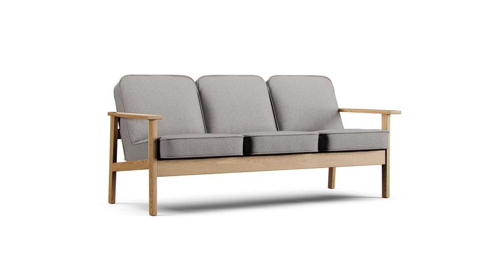 Bezug 3er Ash Sofa