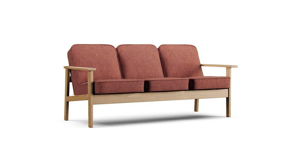 Bezug 3er Ash Sofa - Care+ Tweed Sunset