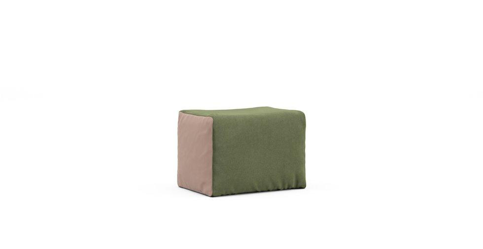 Housse Pouf Muji - Signature Microfiber Forest Green