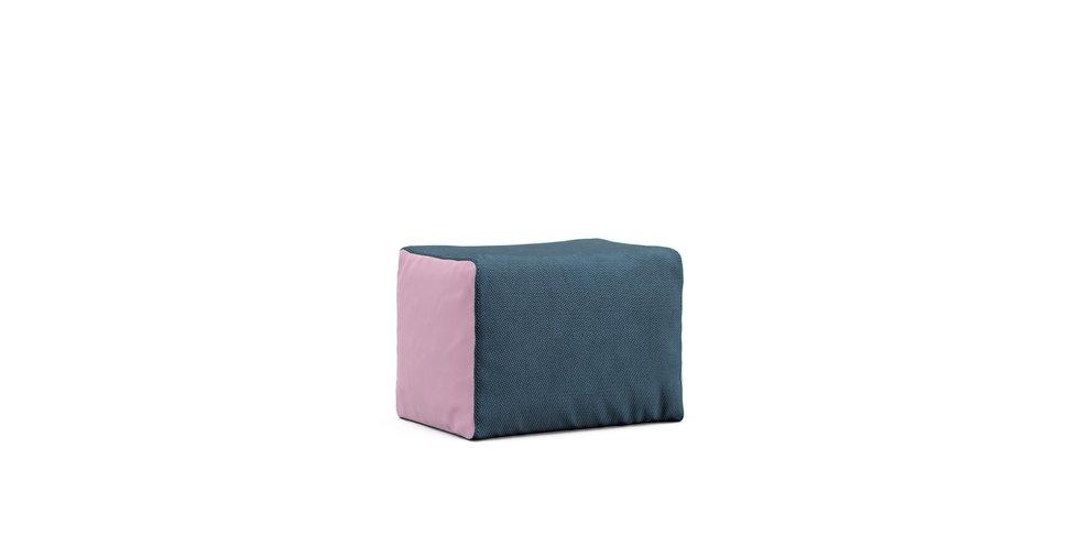 Housse Pouf Muji - Performance Tweed Teal