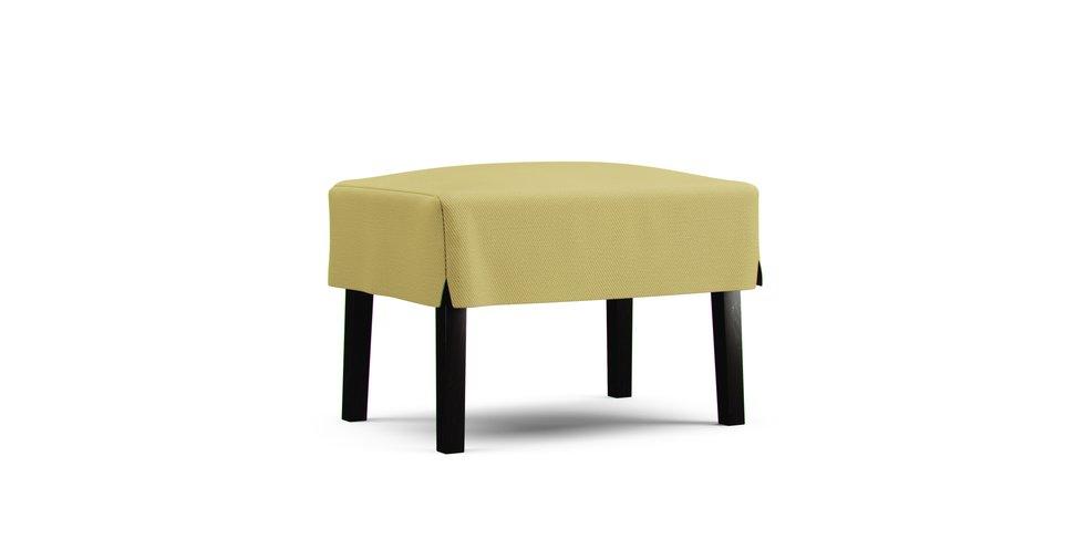 Old Compact Sofa Ottoman Cover - Care+ Tweed Amber