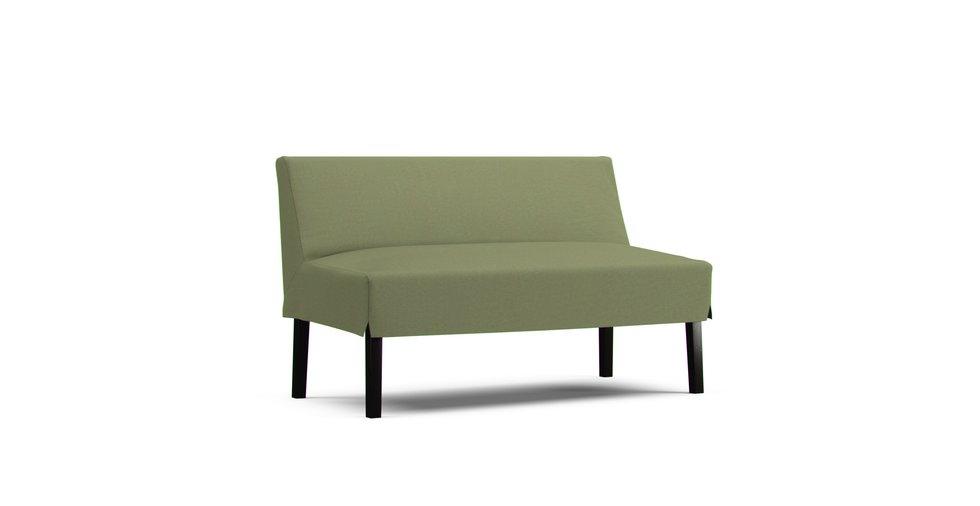 2 Seater Old Compact Sofa Cover - Care+ Canvas Sage