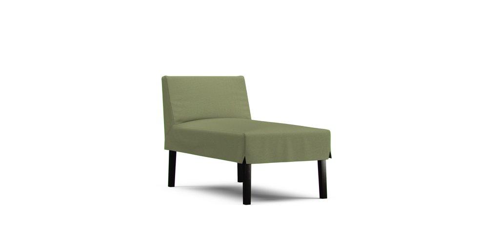 Old Compact Sofa Chaise Cover - Care+ Canvas Sage