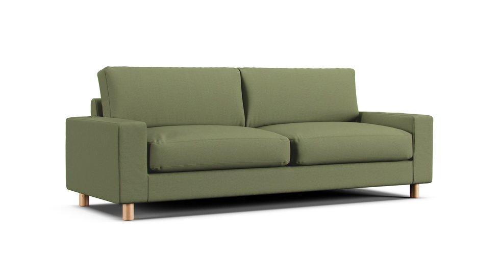 3 Seater Wide Arm Sofa Cover - Care+ Canvas Sage