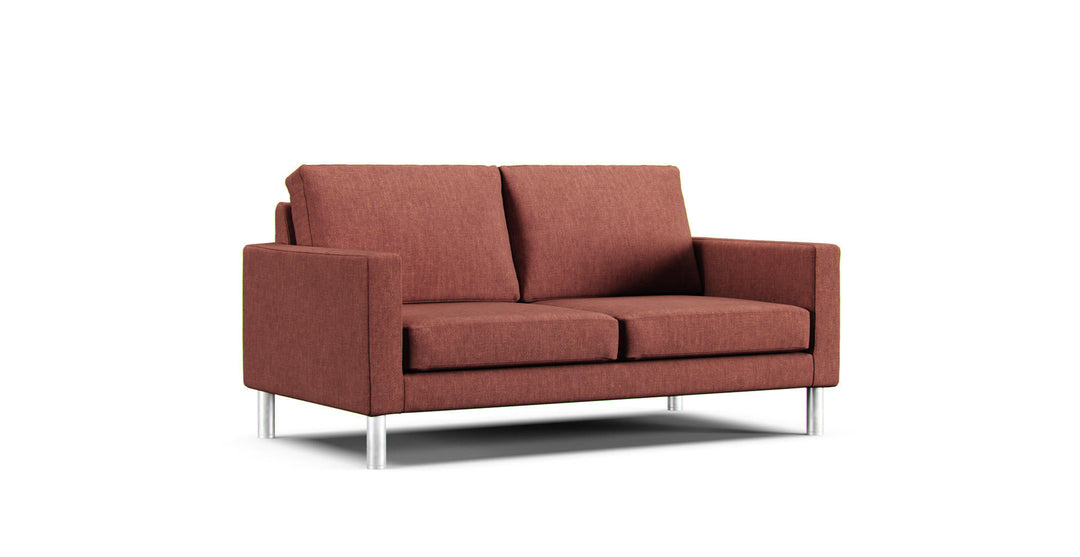 Leather 2.5P Sofa Cover - Care+ Tweed Sunset