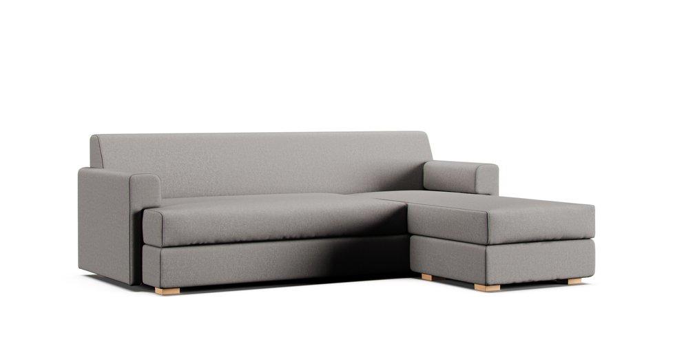 Sectional Sofa (2007) Cover - Care+ Canvas Ash