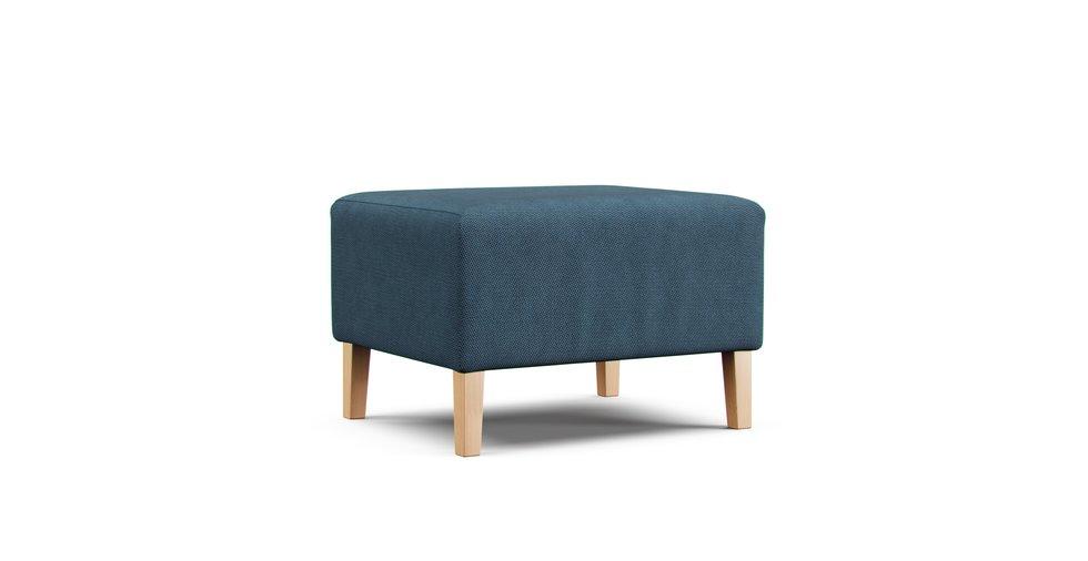 Ottoman Cover Large 2005 - Care+ Tweed Teal