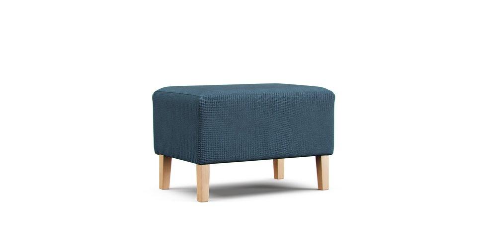 Ottoman Cover Medium 2005 - Care+ Tweed Teal