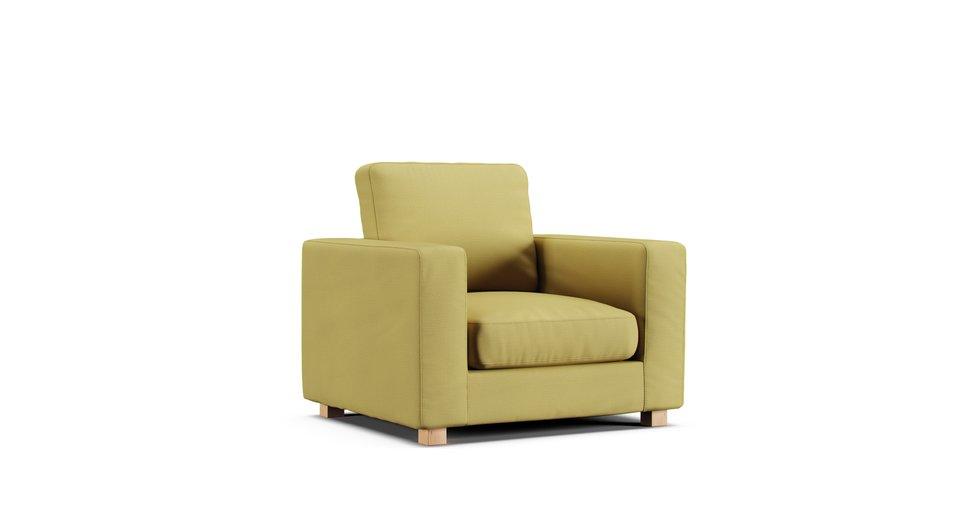 1 Seater Sofa Cover 2002 - Care+ Tweed Amber