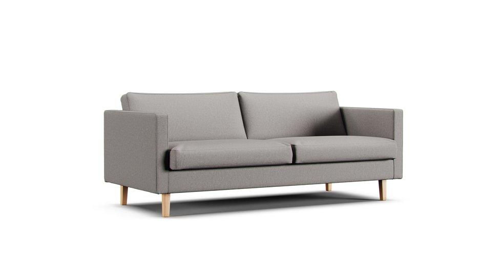 2.5 Seater Sofa Cover 2005 - Care+ Canvas Ash