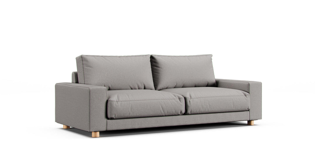2.5 Seater Wide Arm Sofa Cover 2007 - Care+ Canvas Ash