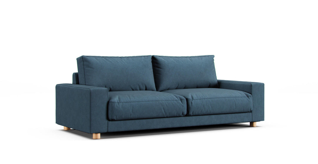 2.5 Seater Wide Arm Sofa Cover 2007 - Care+ Tweed Teal