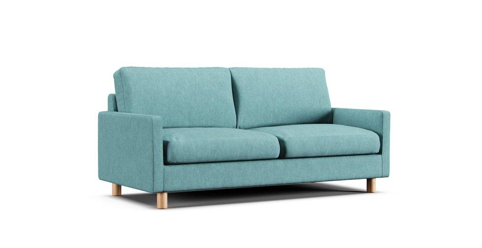 スリムアーム2.5シーター用カバー - Care+ Tweed Mineral Blue