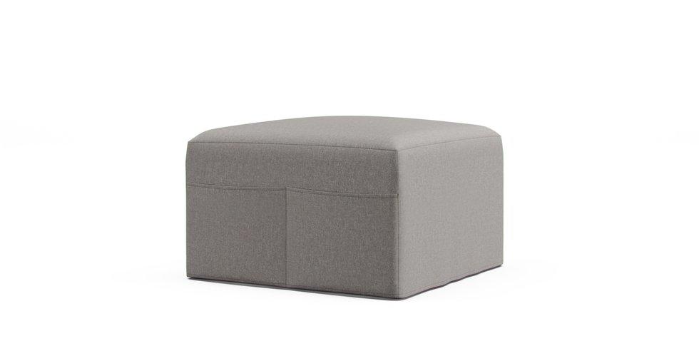 T2 Footstool Cover - Care+ Canvas Ash