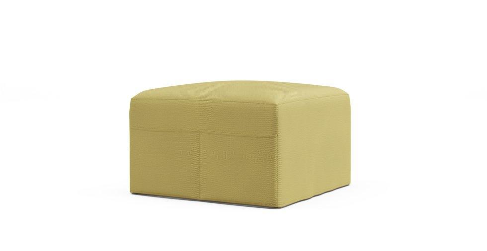 T2 Footstool Cover - Care+ Tweed Amber