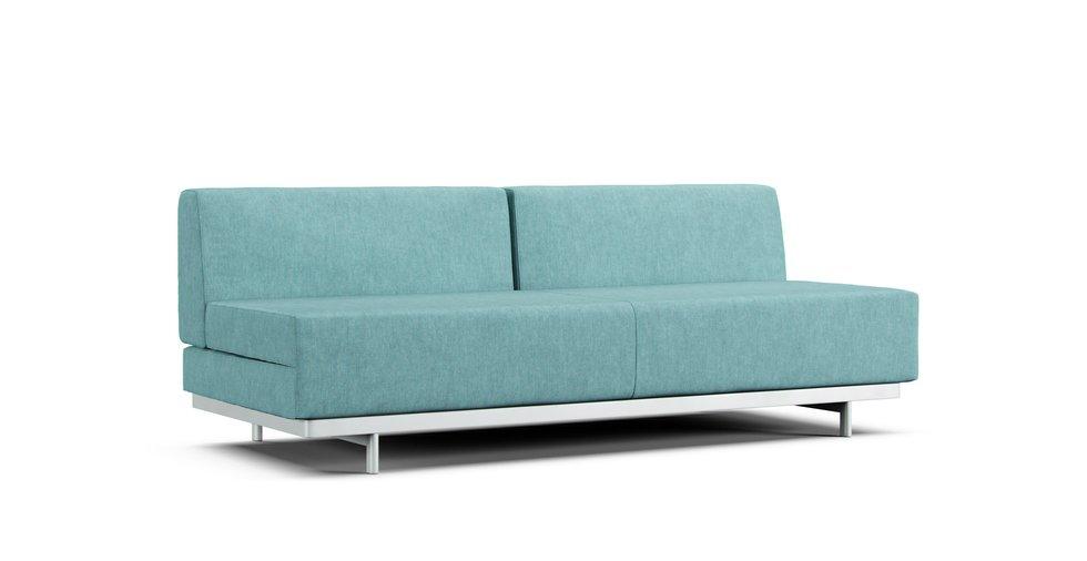 T2 Sofa Bed Cover - Care+ Tweed Mineral Blue