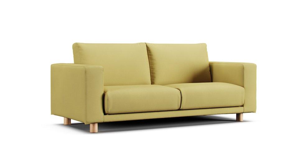 Bezug 2,5er-Sofa (2019/2020) mit breiten Armlehnen - Care+ Tweed Amber