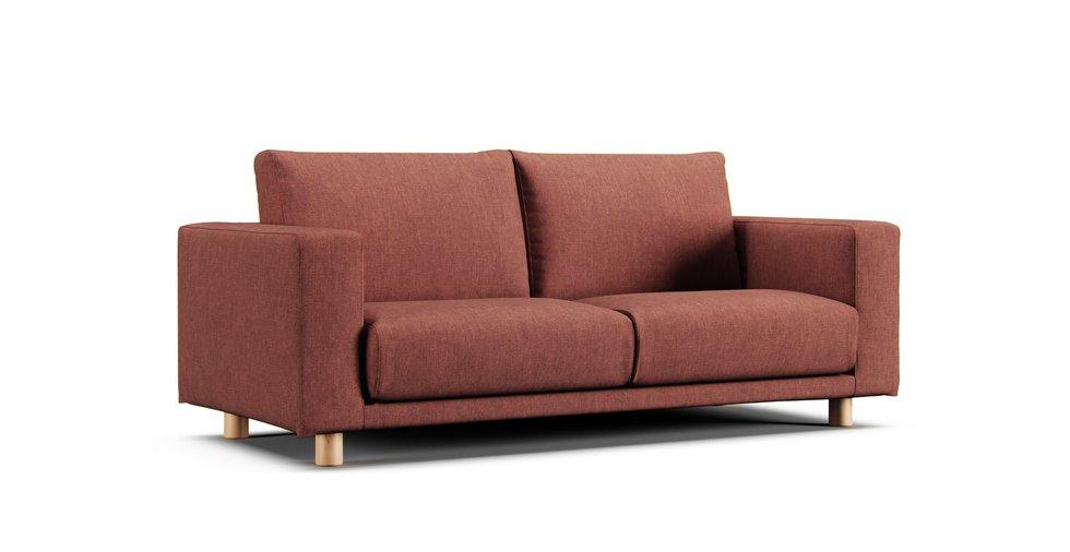 Bezug 2,5er-Sofa (2019/2020) mit breiten Armlehnen - Care+ Tweed Sunset