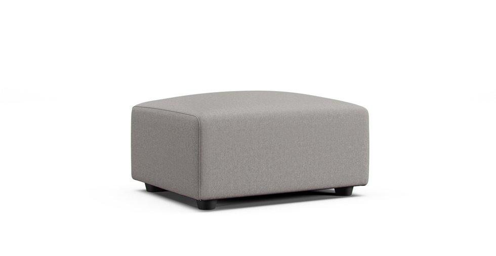 Unit Sofa Ottoman Cover Large - Care+ Canvas Ash