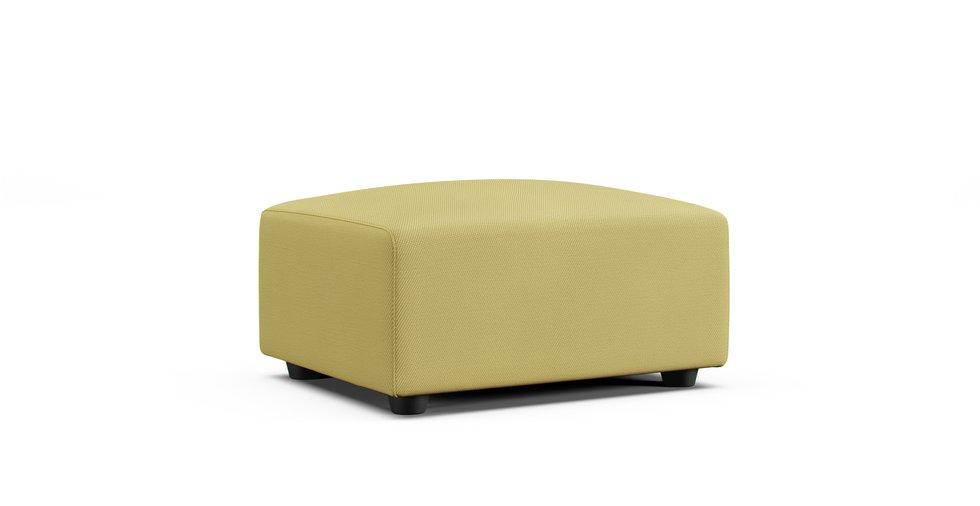 Unit Sofa Ottoman Cover Large - Care+ Tweed Amber