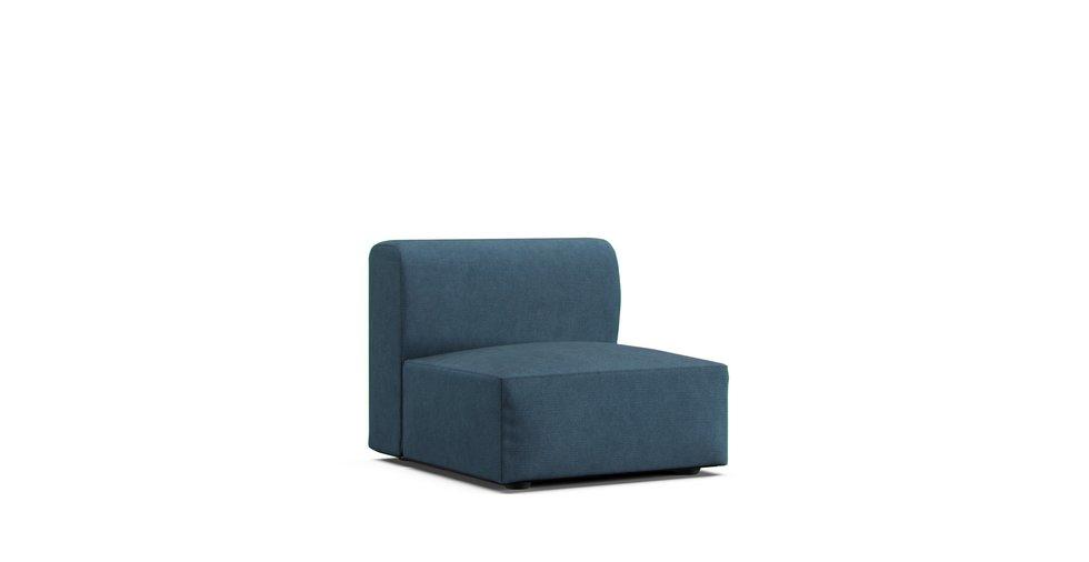 Unit Sofa Single Cover Large - Care+ Tweed Teal