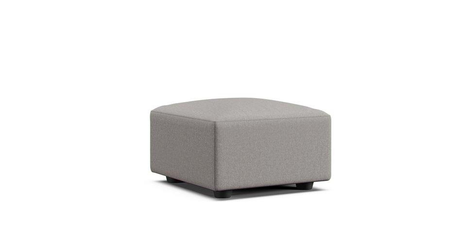 Unit Sofa Ottoman Cover Small - Care+ Canvas Ash