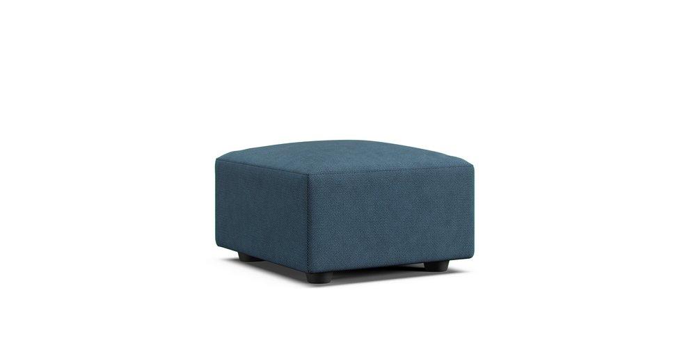 Unit Sofa Ottoman Cover Small - Care+ Tweed Teal