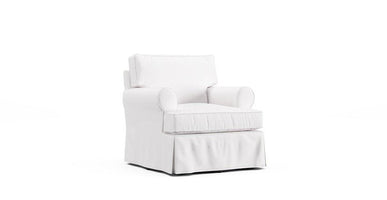 Buchanan Roll Arm Swivel Armchair Slipcover