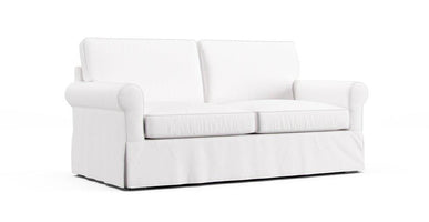 PB Buchanan Roll Arm Loveseat Slipcover