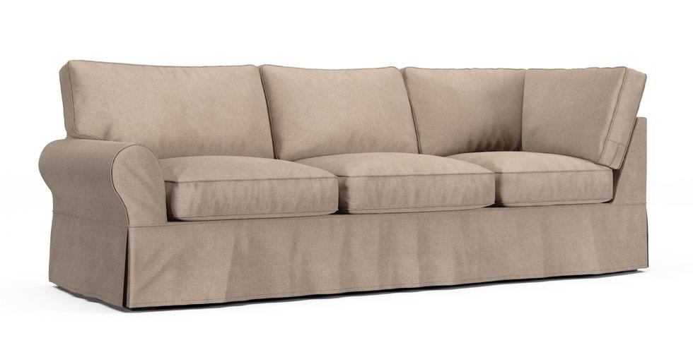 Mod Basketweave Flax