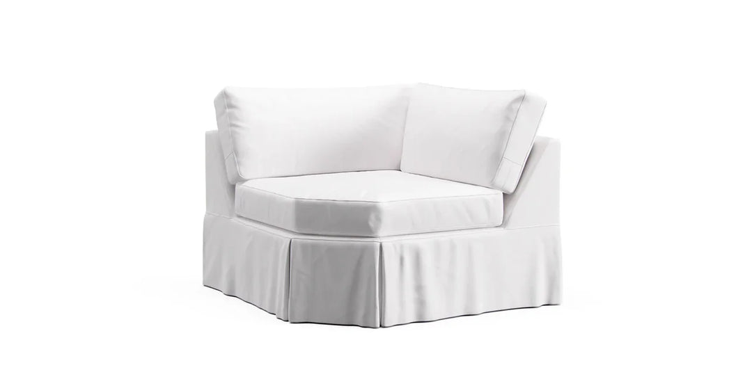 PB Basic Corner Wedge Sofa Slipcover