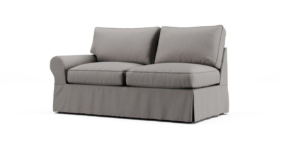 PB Basic Left/Right Arm Loveseat Slipcover