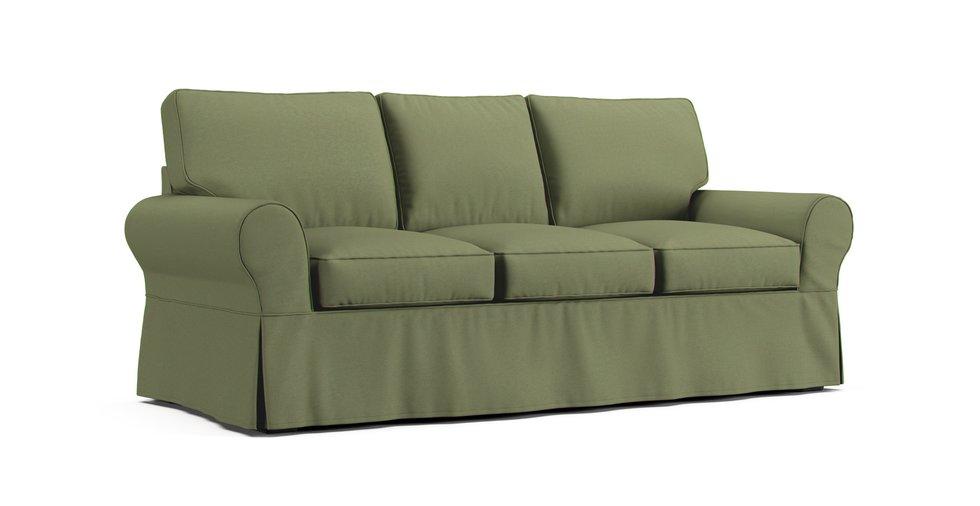 PB Basic Sleeper Sofa Slipcover - Care+ Canvas Sage