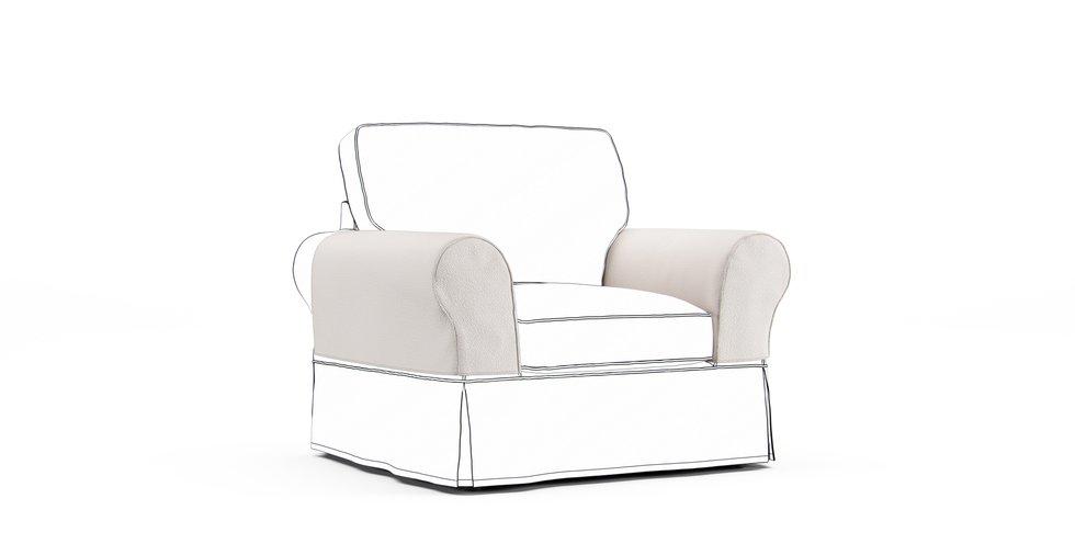 PB Basic Armrest Protector Covers — Add On - Mod Boucle Cream