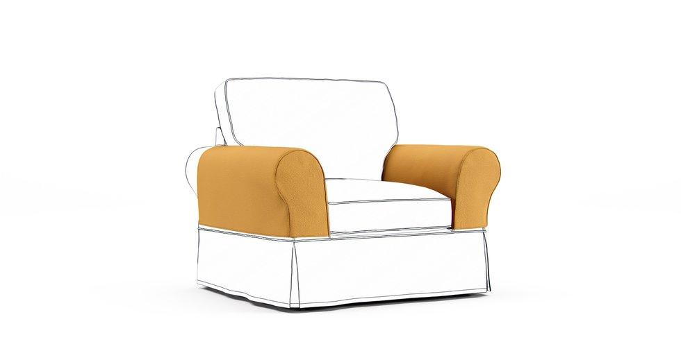 PB Basic Armrest Protector Covers — Add On - Mod Boucle Amber