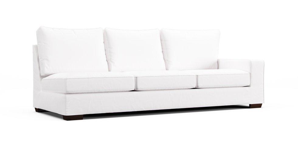 Big Sur Square Arm Left/Right 105" Grand Sofa Sectional Slipcover