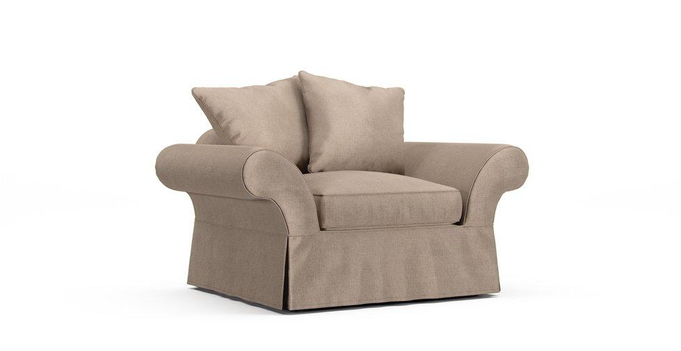 Mod Basketweave Flax