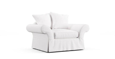 PB Charleston Chair-and-a-Half Slipcover