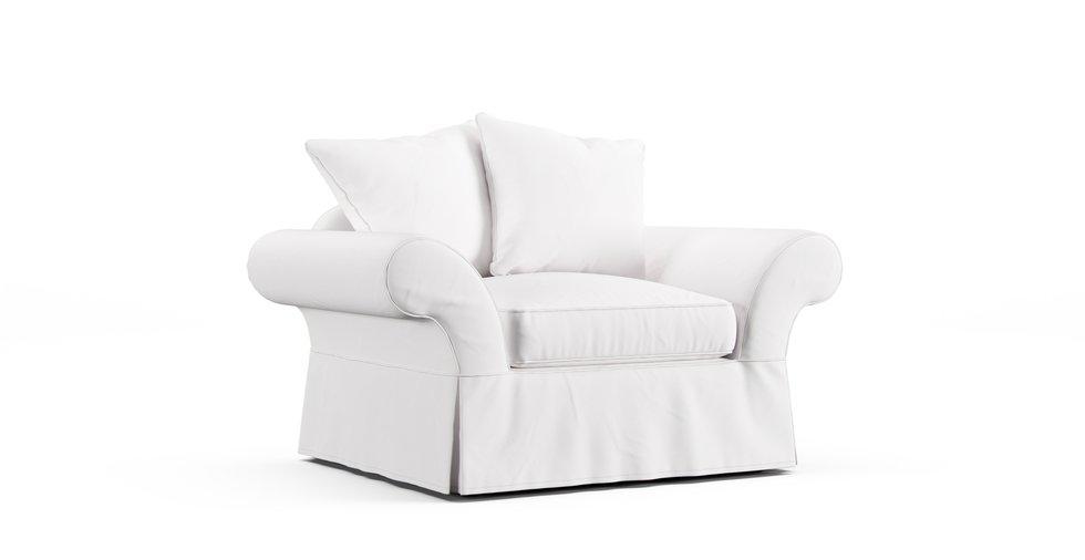 PB Charleston Chair-and-a-Half Slipcover
