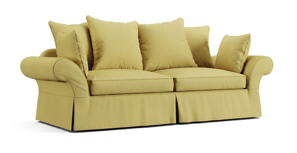 PB Charleston Grand Sofa Slipcover - Care+ Tweed Amber