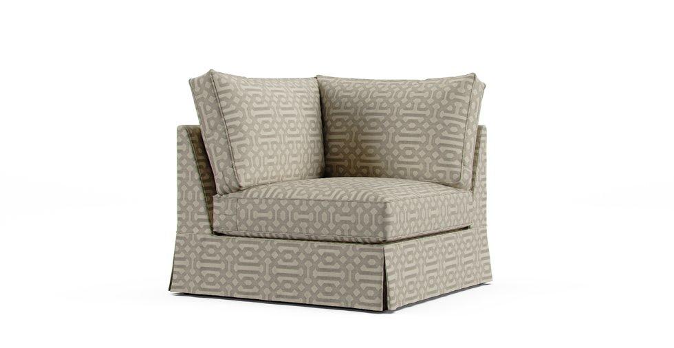 Sunbrella® Fretwork Pewter