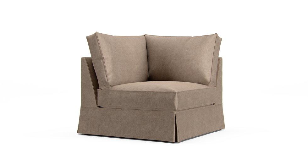 Mod Basketweave Flax