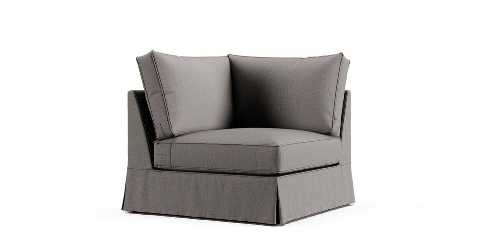 PB Comfort Roll Arm Corner Seat Slipcover