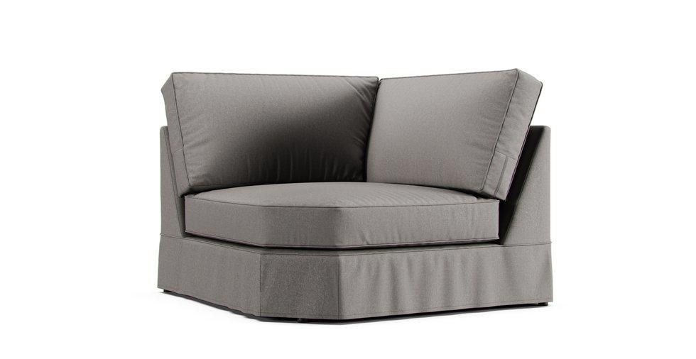 PB Comfort Roll Arm Wedge Seat Slipcover