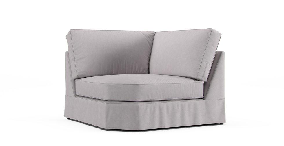 PB Comfort Roll Arm Wedge Seat Slipcover
