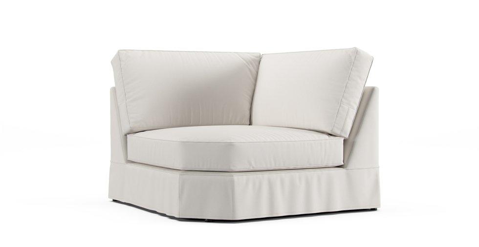 PB Comfort Roll Arm Wedge Seat Slipcover