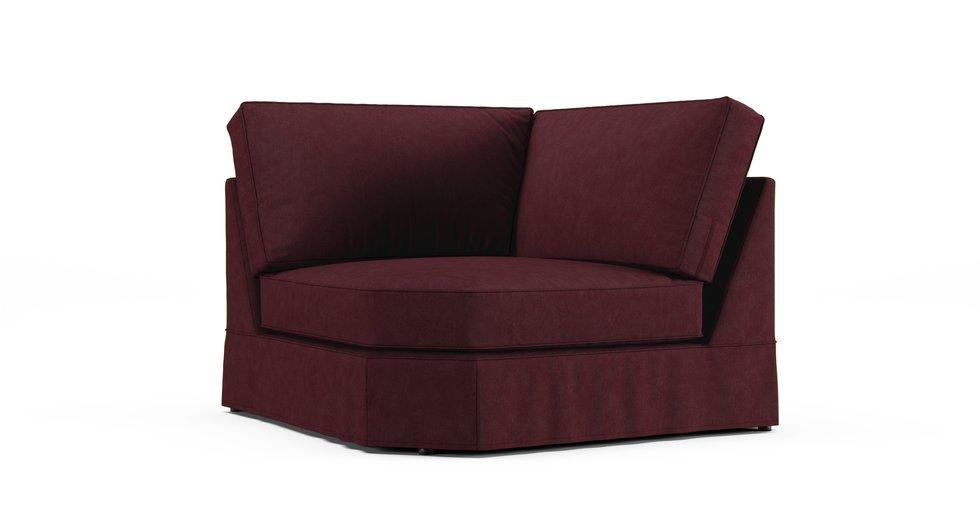 PB Comfort Roll Arm Wedge Seat Slipcover