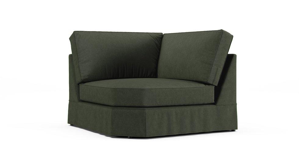 PB Comfort Roll Arm Wedge Seat Slipcover